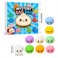 Fidget Squishy Stress Relief Toy 9-Grid Blind Box - Mystery Dumpling Squishy Calendar - Adult Decompression Squeeze Toy - GJ863-001
