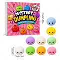 Fidget Squishy Stress Relief Toy 9-Grid Blind Box - Mystery Dumpling Squishy Calendar - Adult Decompression Squeeze Toy - GJ863-004