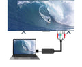 HDMI-compatible Converter No Distortion Portable Black Quick Transmission HDMI-compatible to YPBPR Converter for Projector Black