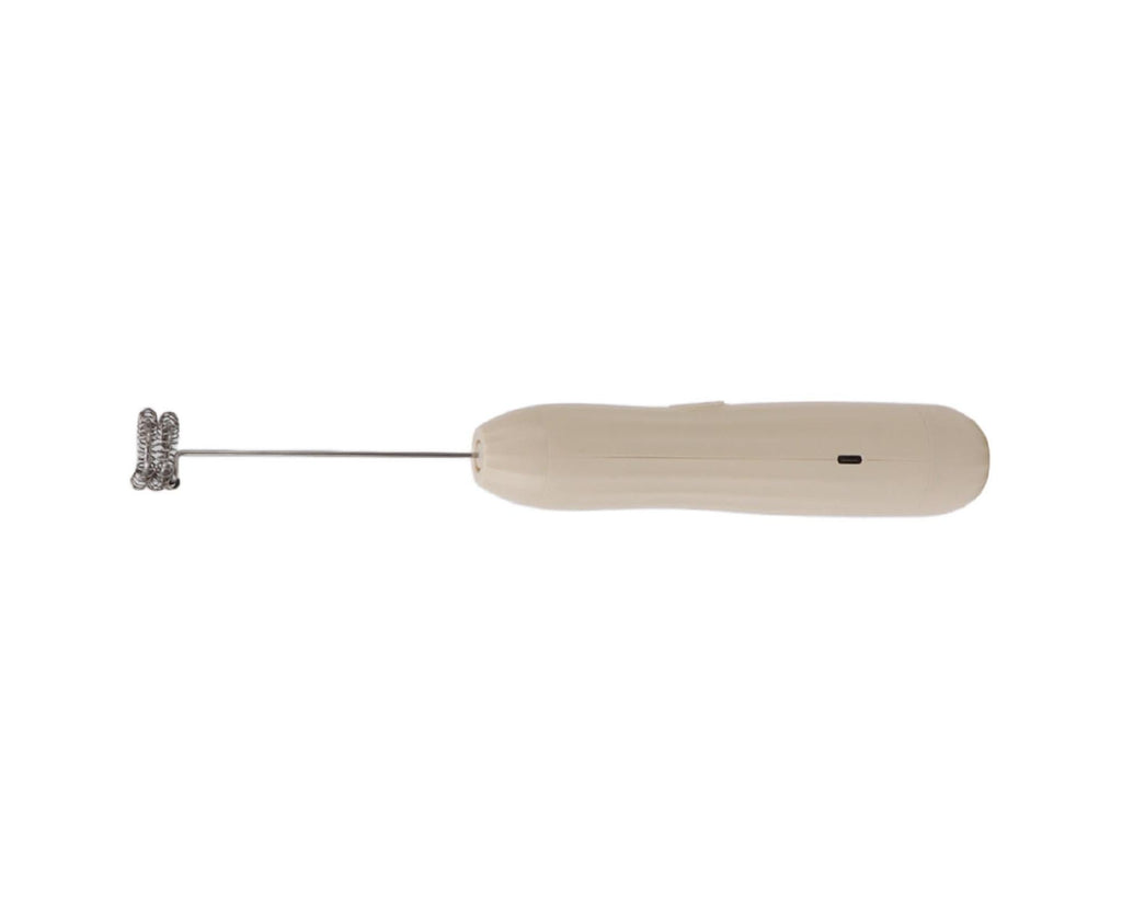 Khaki Rechargeable Milk Frother, Coffee Mixer for Lattes & Hot Chocolate