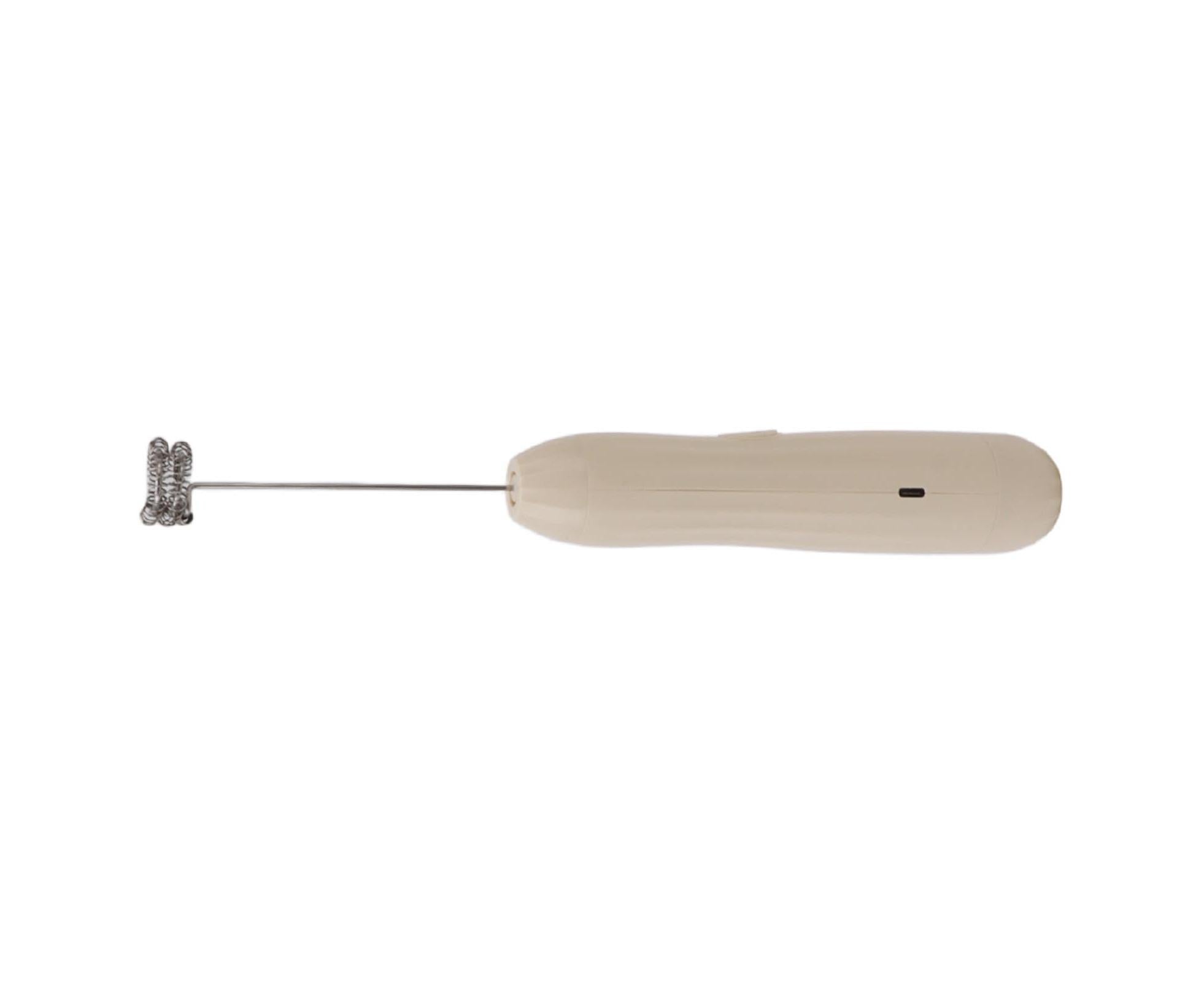 Khaki Rechargeable Milk Frother, Coffee Mixer for Lattes & Hot Chocolate