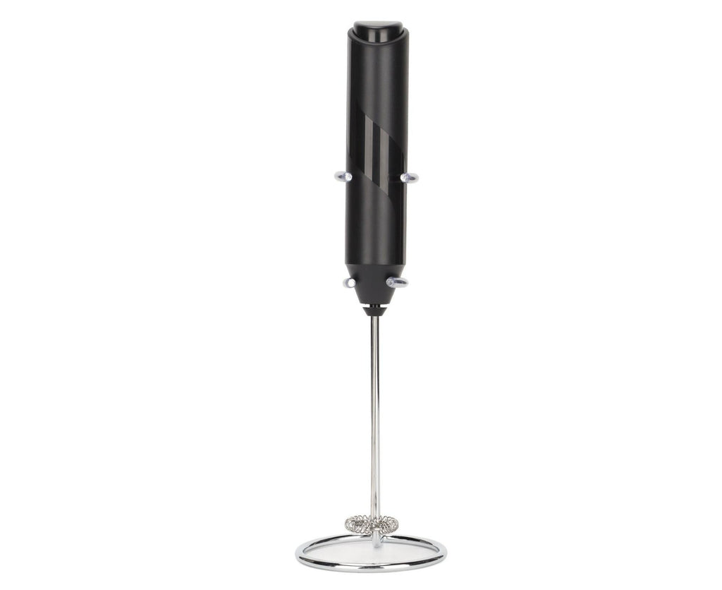 Stainless Steel Handheld Milk Frother, Electric Whisk & Drink Mixer with Bracket for Coffee