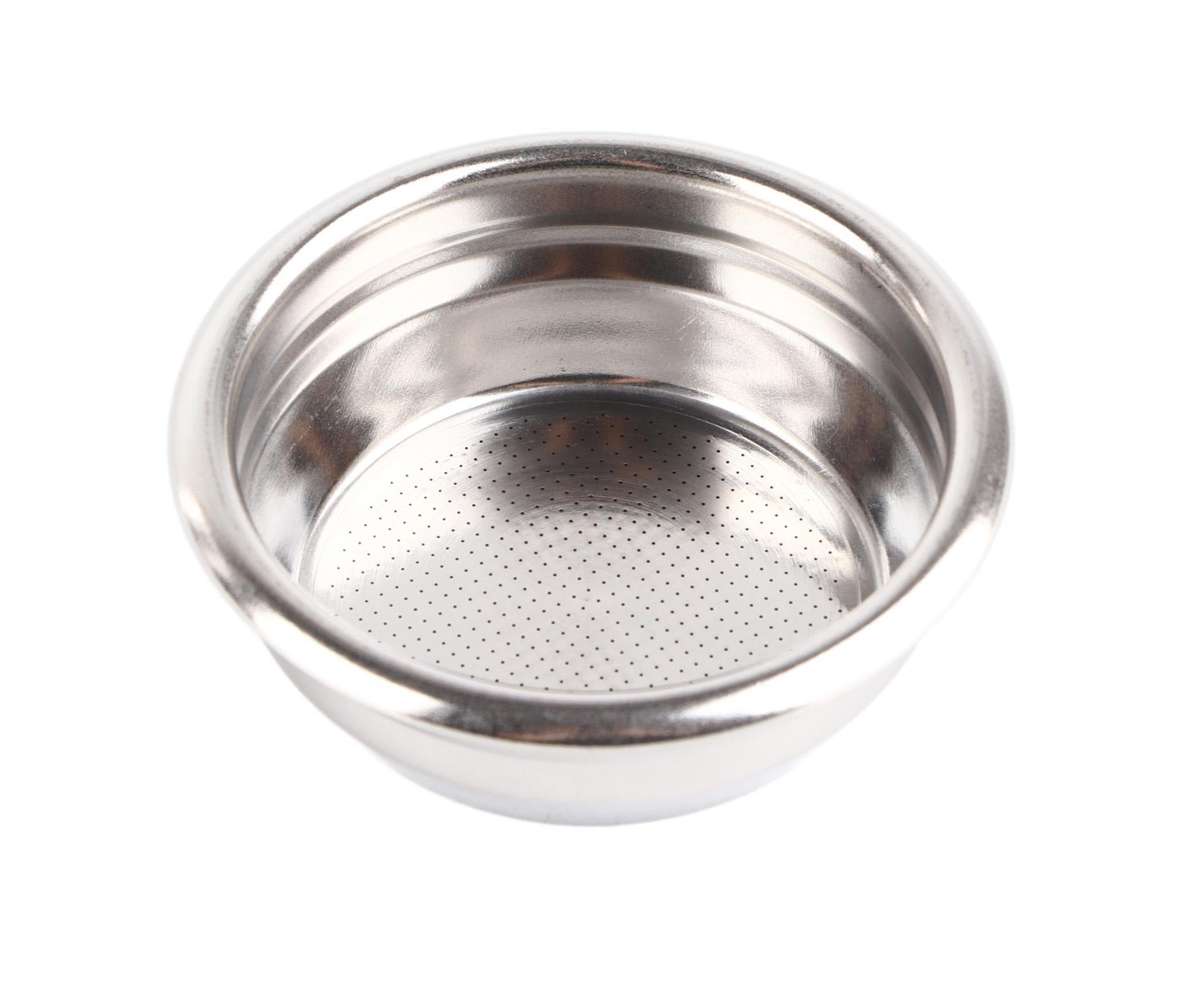 22g Porous Filter Basket, Stainless Steel Coffee Portafilter Filter, 2 Cup Filter Bowl for 58mm Handle