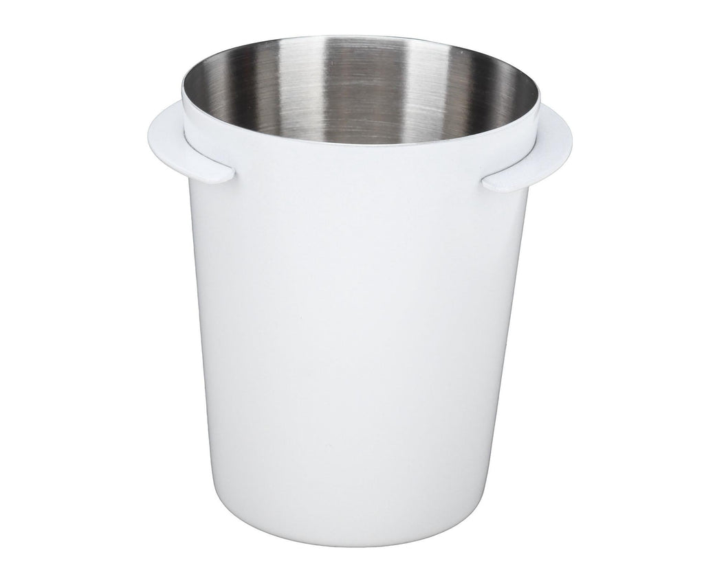 58mm Coffee Dosing Cup, Stainless Steel Dosing Tool for Coffee Machine Handle, White
