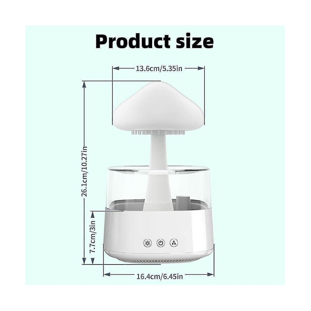 Rain Cloud Humidifier Diffuser, USB Mini Desktop Humidifier