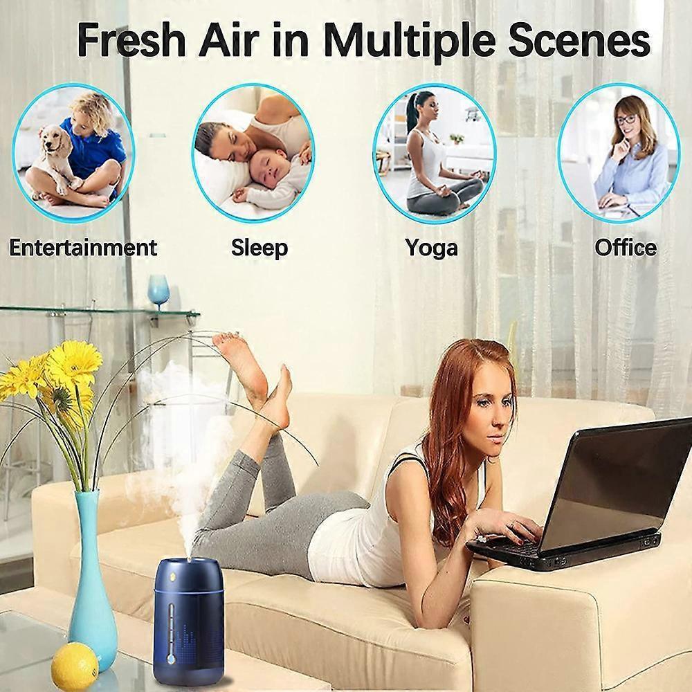 Portable Mini Humidifier for Bedroom, Travel, Plants, USB Air Humidifier