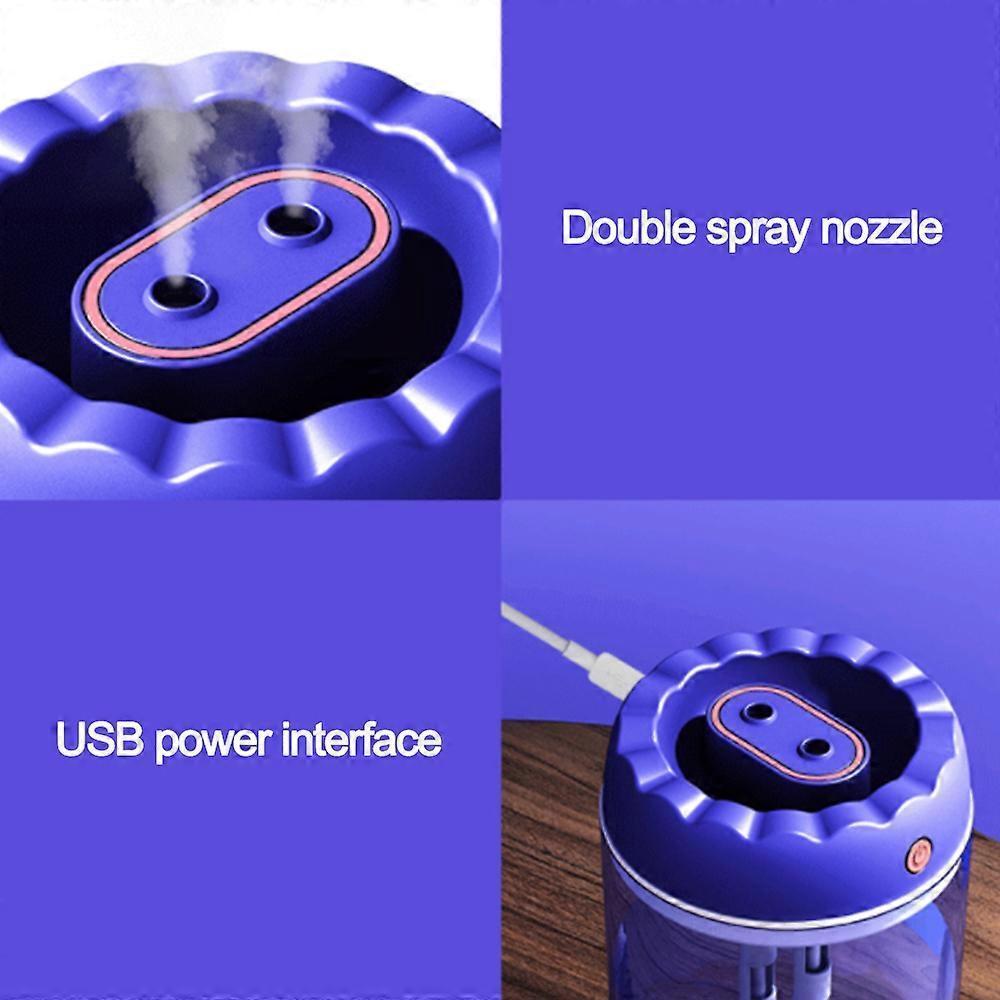 USB Kerosene Lamp Shape Humidifier, Cool Mist Desk Humidifier for Bedroom