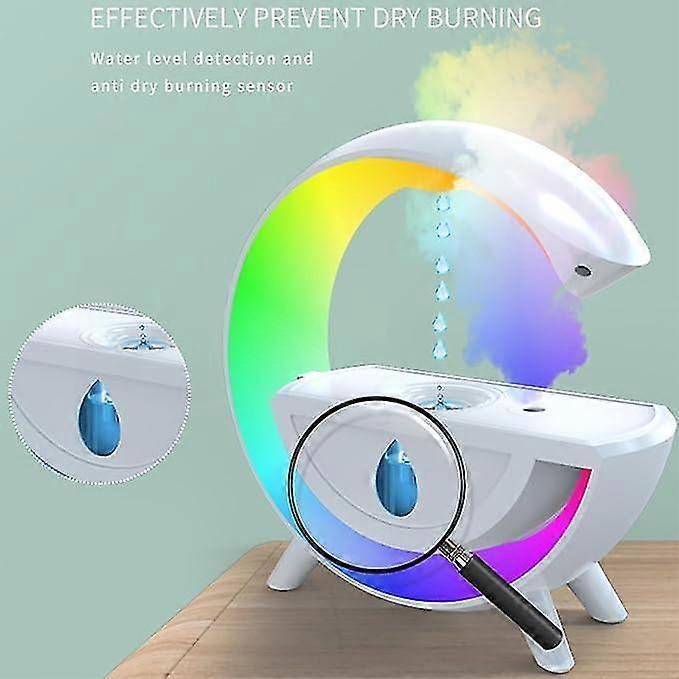 800ml Anti-Gravity Rain Cloud Humidifier, Cool Mist Humidifier with 7-Color Light