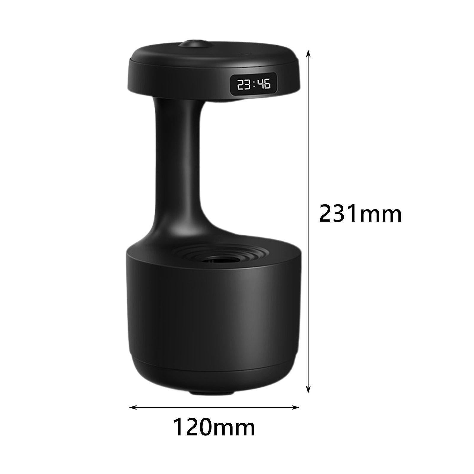 Mini Air Humidifier, Quiet Desktop Black Humidifier for Bedroom or Home Use