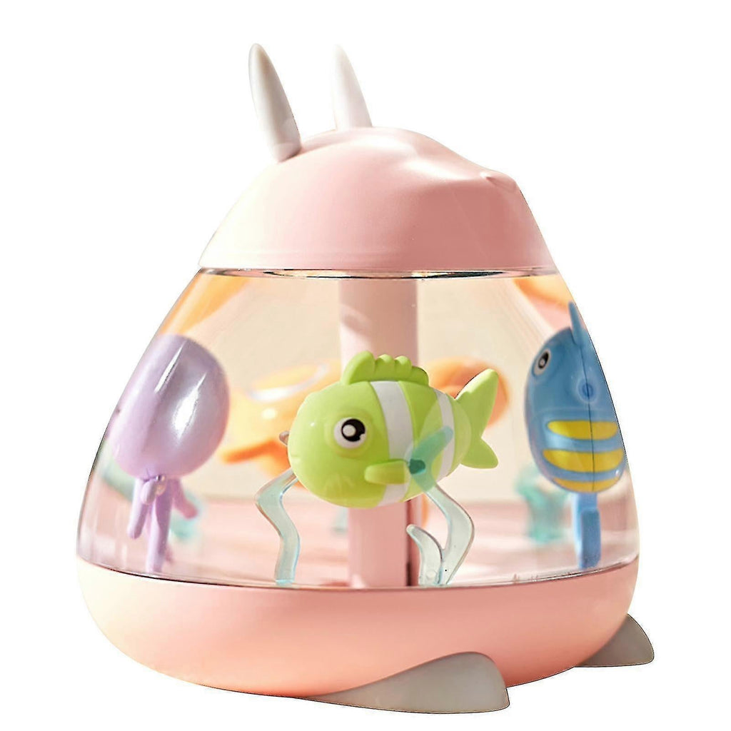 Portable USB Desk Humidifier, Silent Mini Mist Maker for Home, Travel, Office
