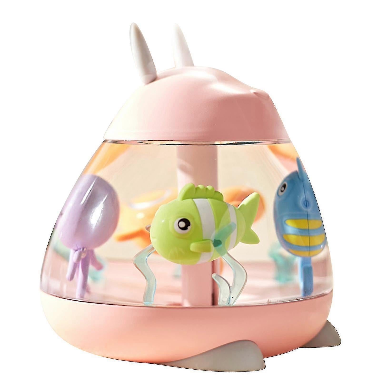 Portable USB Desk Humidifier, Silent Mini Mist Maker for Home, Travel, Office