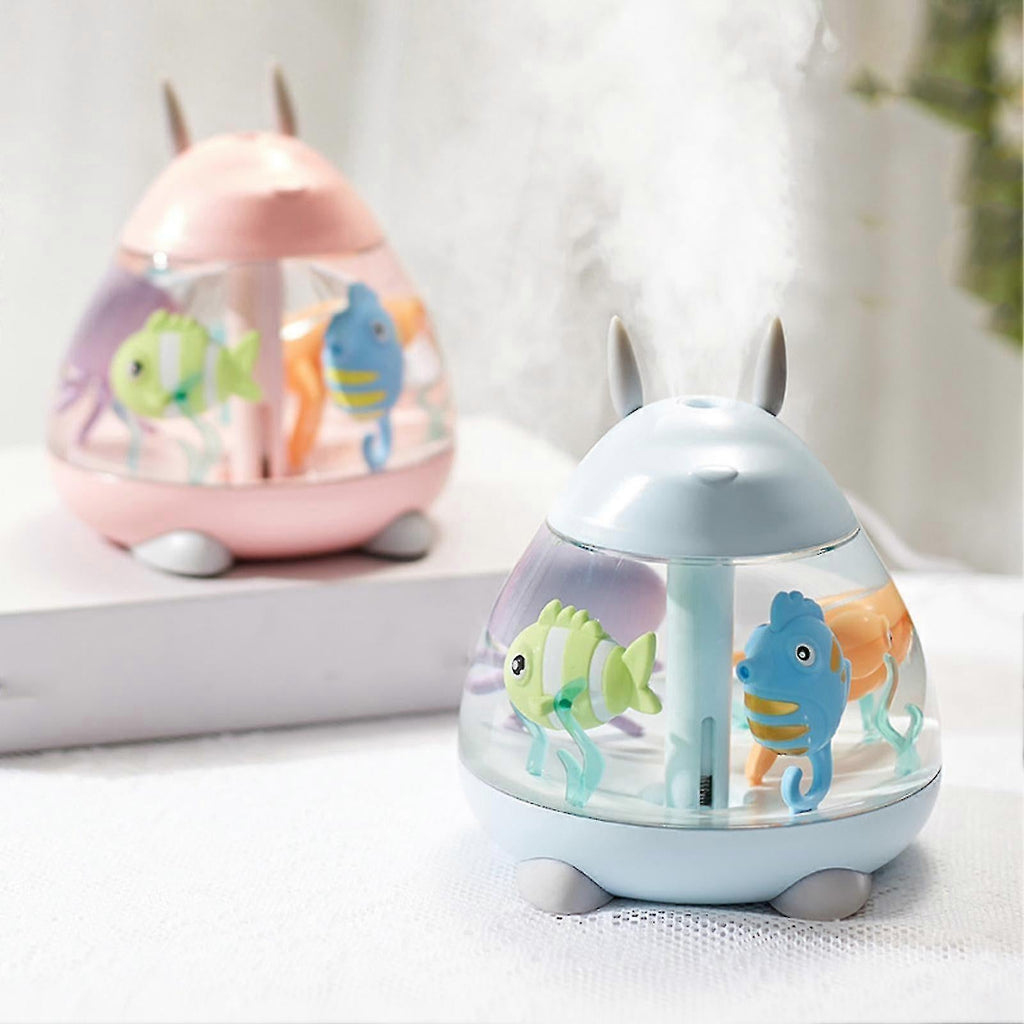 Portable USB Desk Humidifier, Silent Mini Mist Maker for Home, Travel, Office