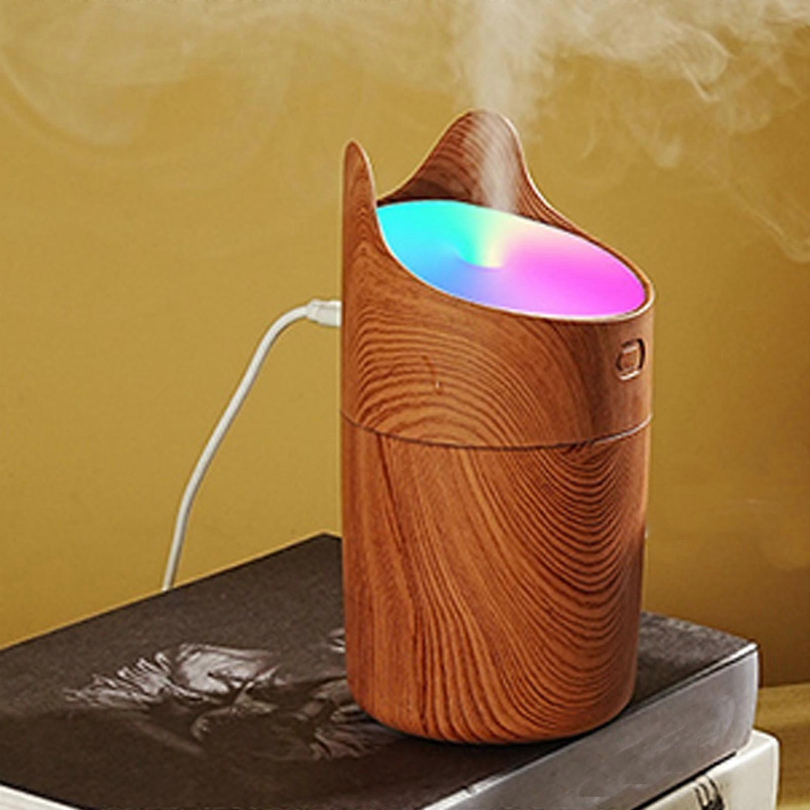 Mini Cool Mist Humidifier with Ambient Light, Quiet Personal Air Humidifier for Bedroom