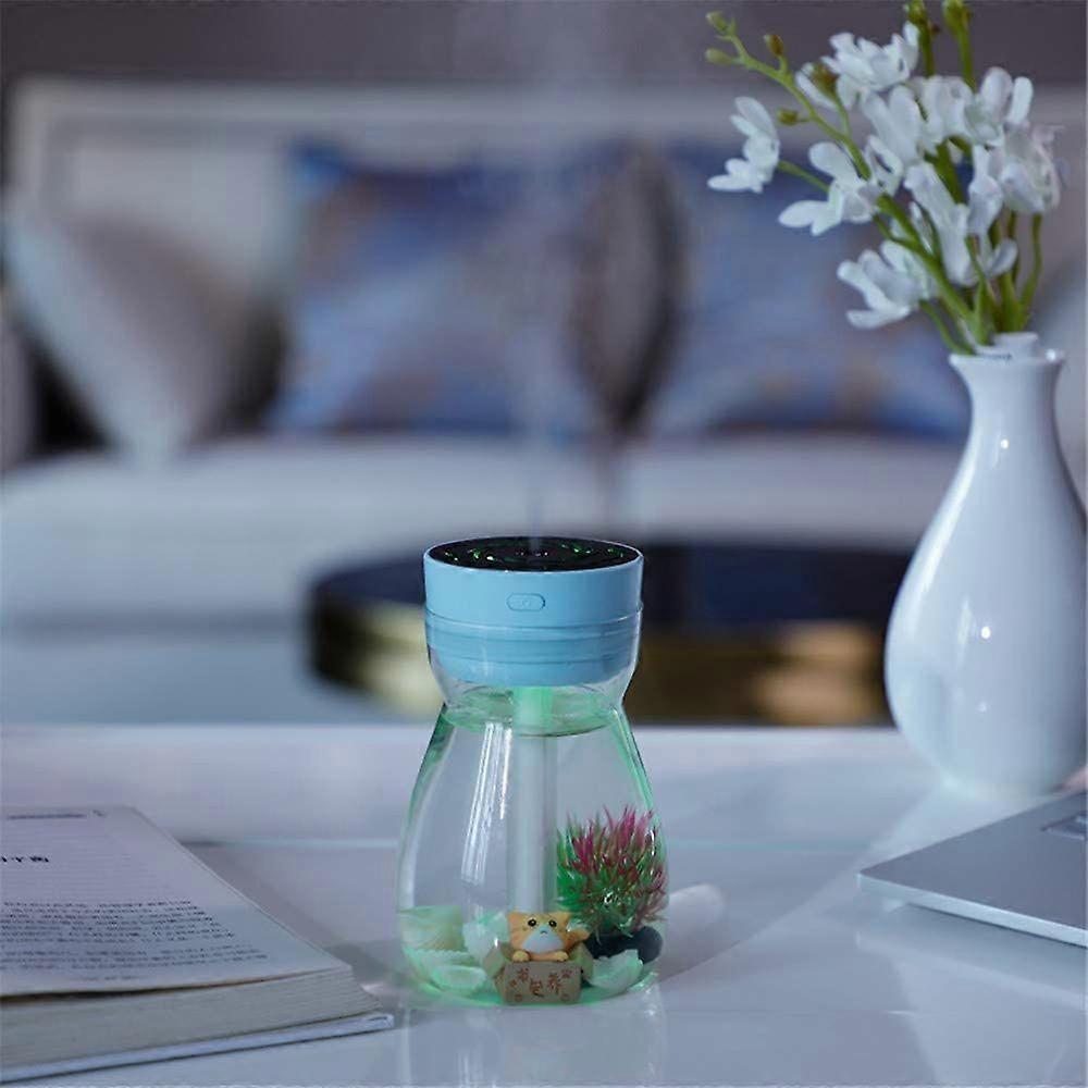 Micro Landscape Mini Humidifier, Cute USB Air Humidifier for Car & Personal Use