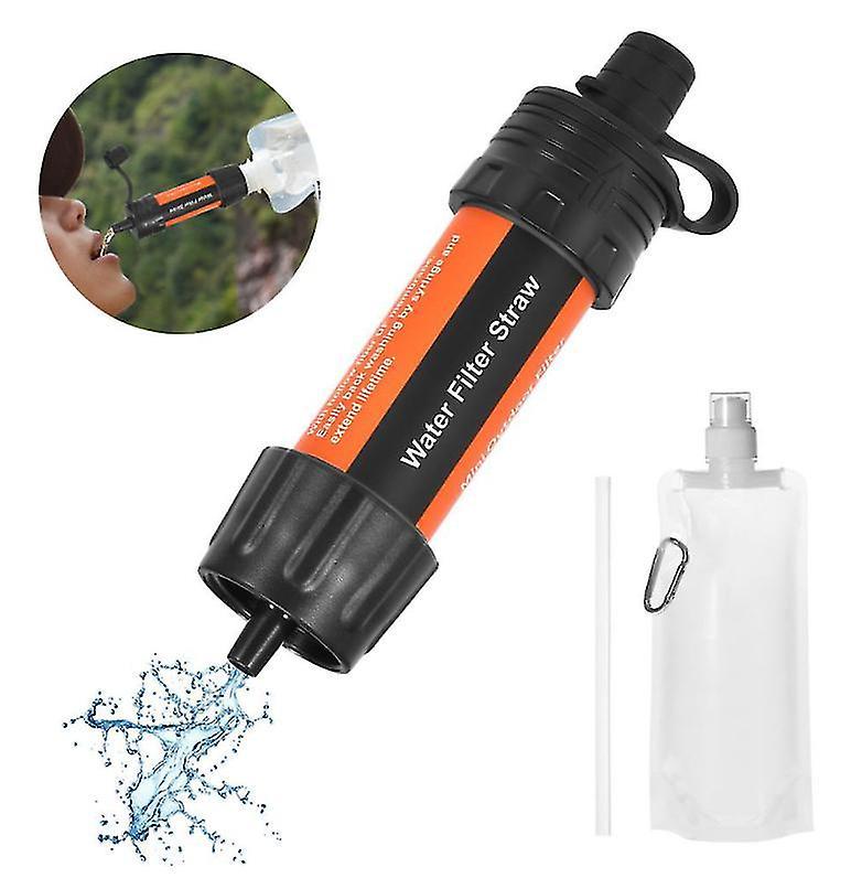 Portable Outdoor Water Filter Emergency Survival Camping Hiking Travel