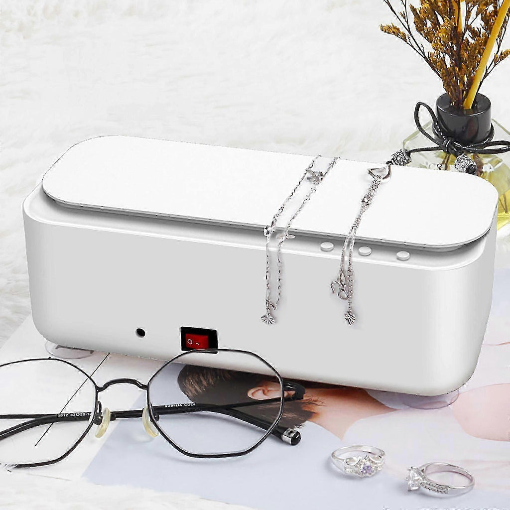 Ultrasonic Glasses & Jewelry Cleaner, Compact Household Cleaning Machine