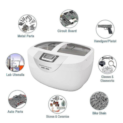 2500ml Jewelry Cleaner Machine with Heating & Digital Display