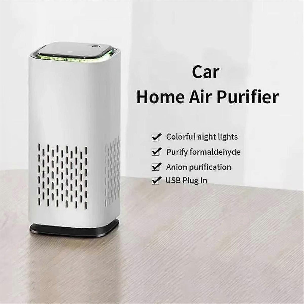 Car Air Purifier Negative Ion Ioniser Odour Smoke Remover Vehicle Home