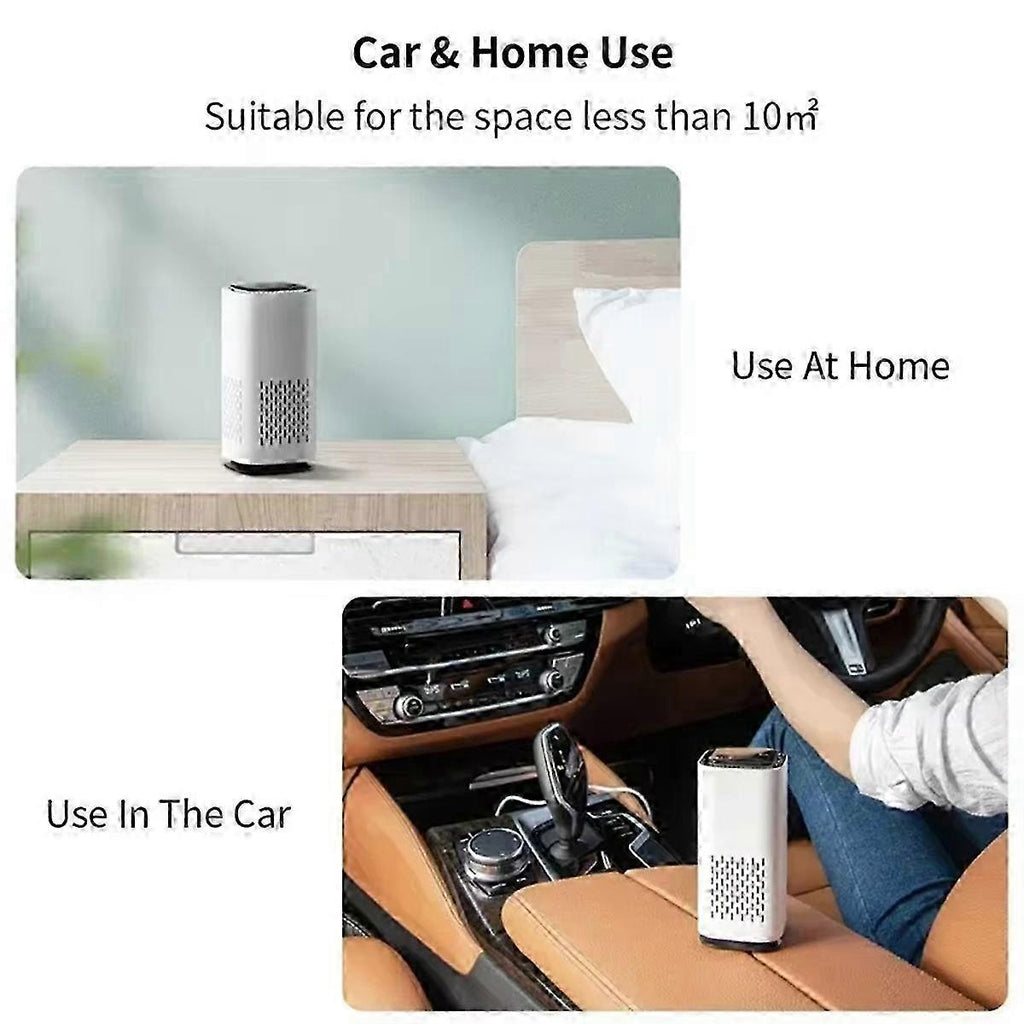 Car Air Purifier Negative Ion Ioniser Odour Smoke Remover Vehicle Home