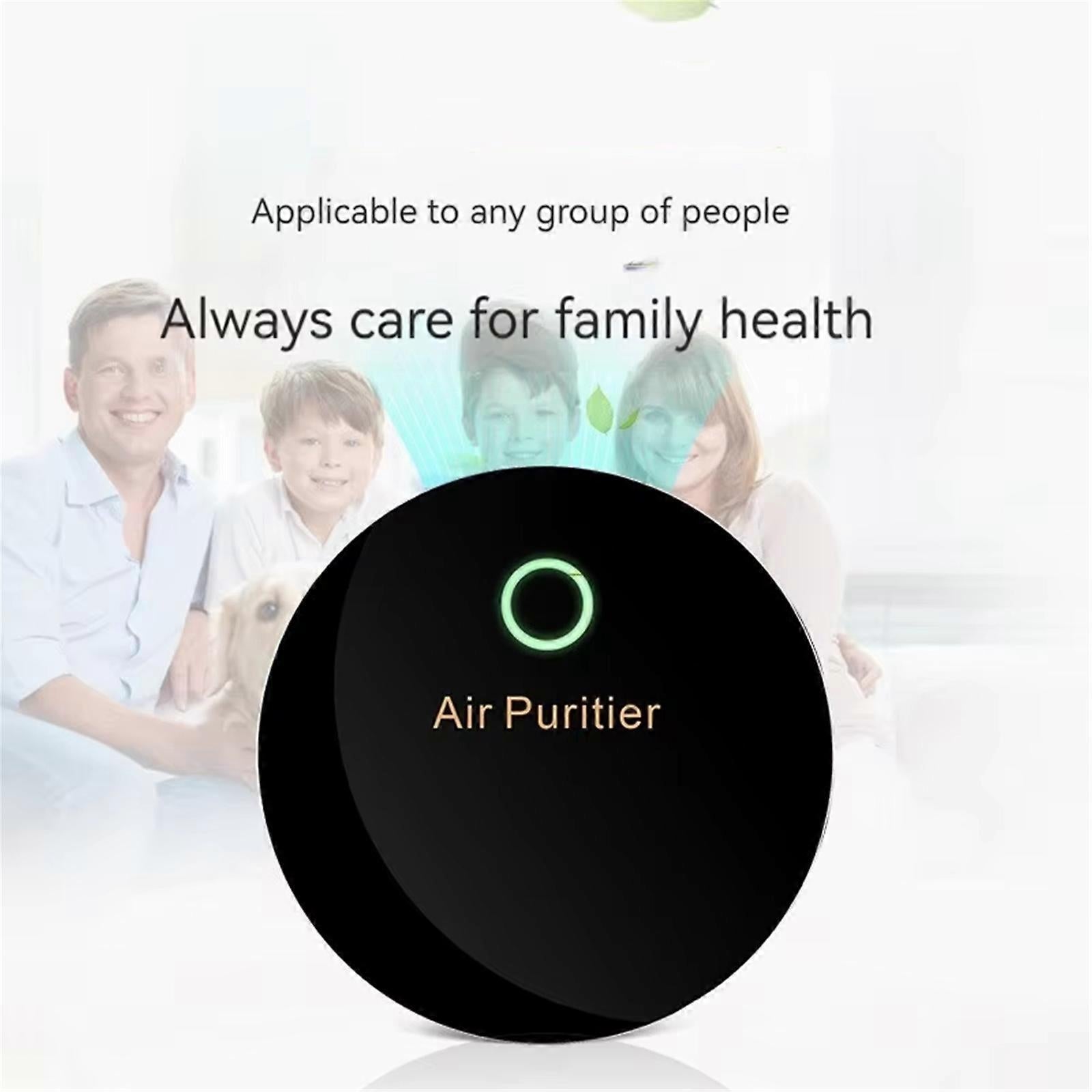 USB Rechargeable Mini Air Purifier Desk Car Portable Compact Air Cleaner
