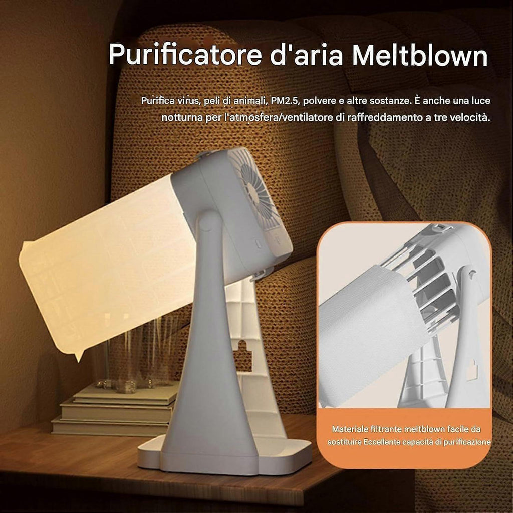 Home Air Purifier Compact Multi Room Dust Odour Remover Air Cleaner