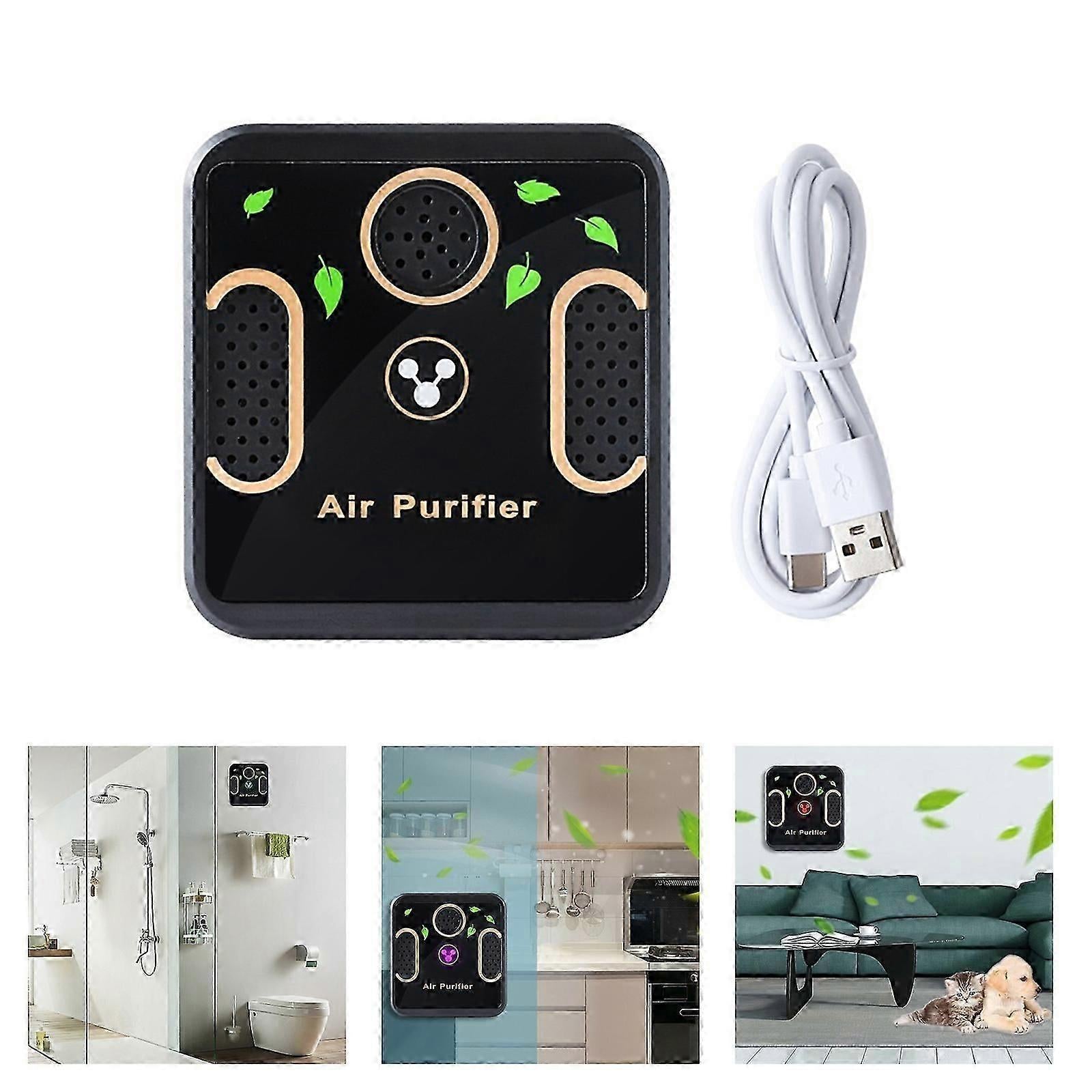 Compact Kitchen Air Purifier Portable Odour Smoke Air Cleaner Machine
