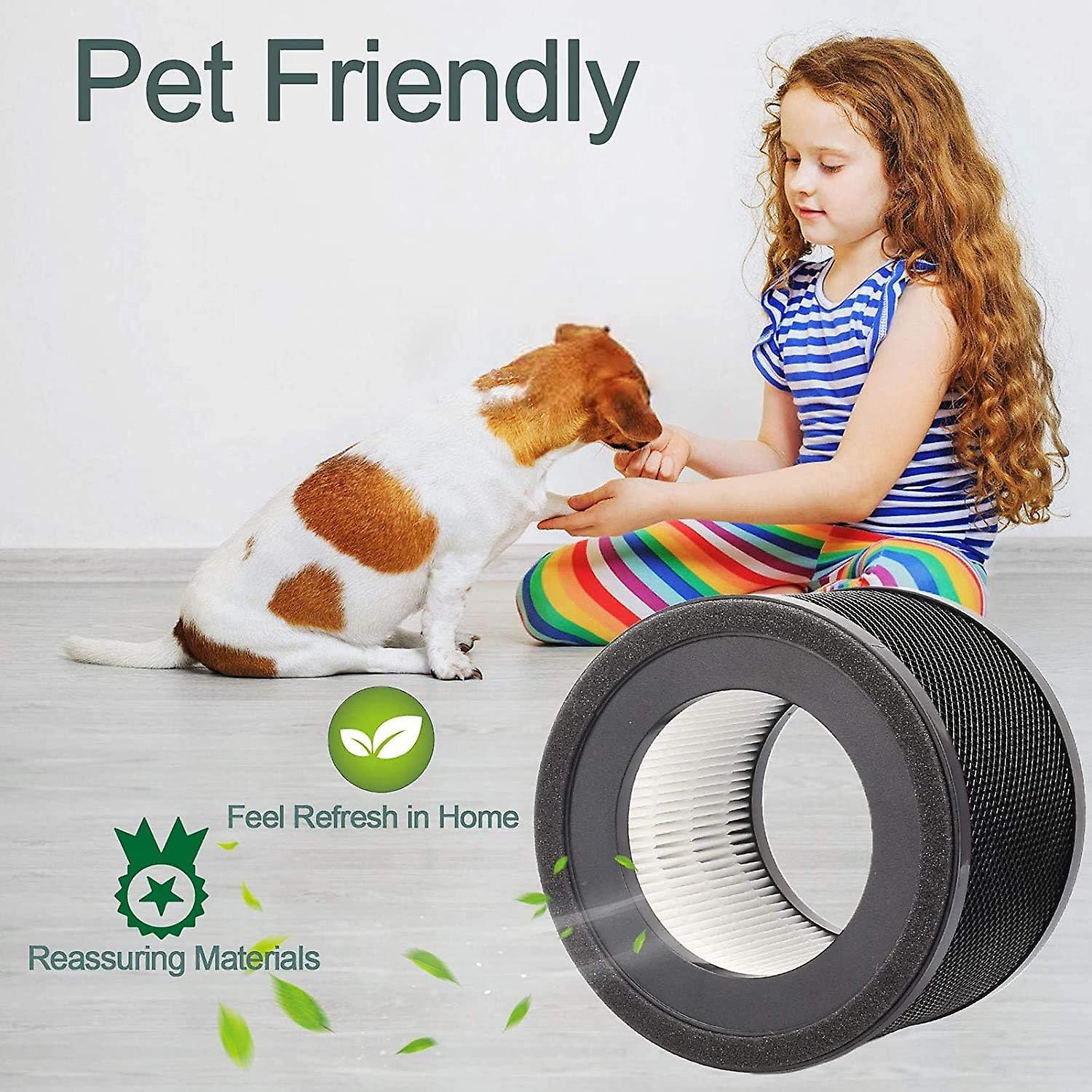 HEPA Filter for AP001/VAEE014 Air Purifier with Activated Carbon Filter