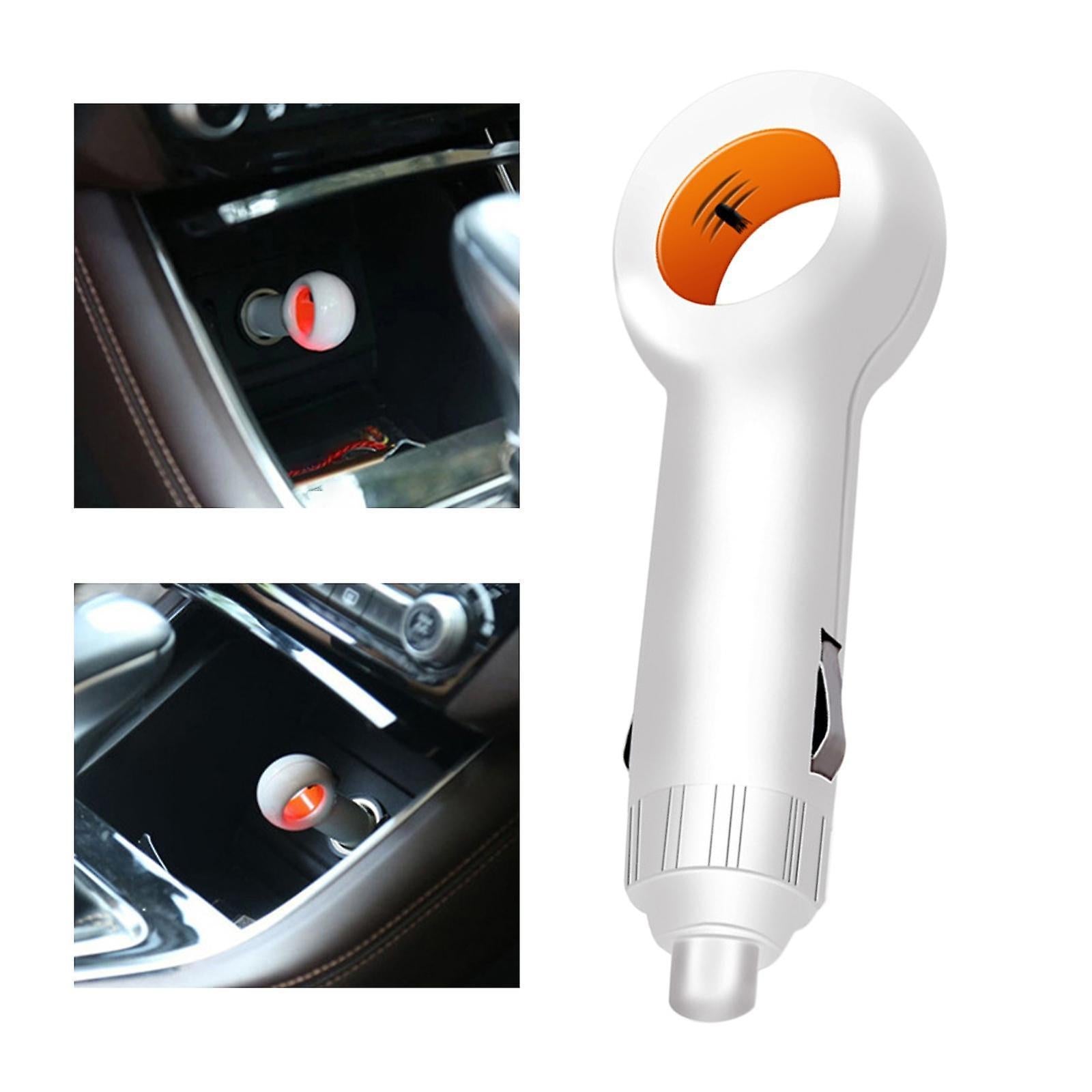 Mini Car Air Purifier Negative Ion Ioniser Odour Remover Vehicle Home White