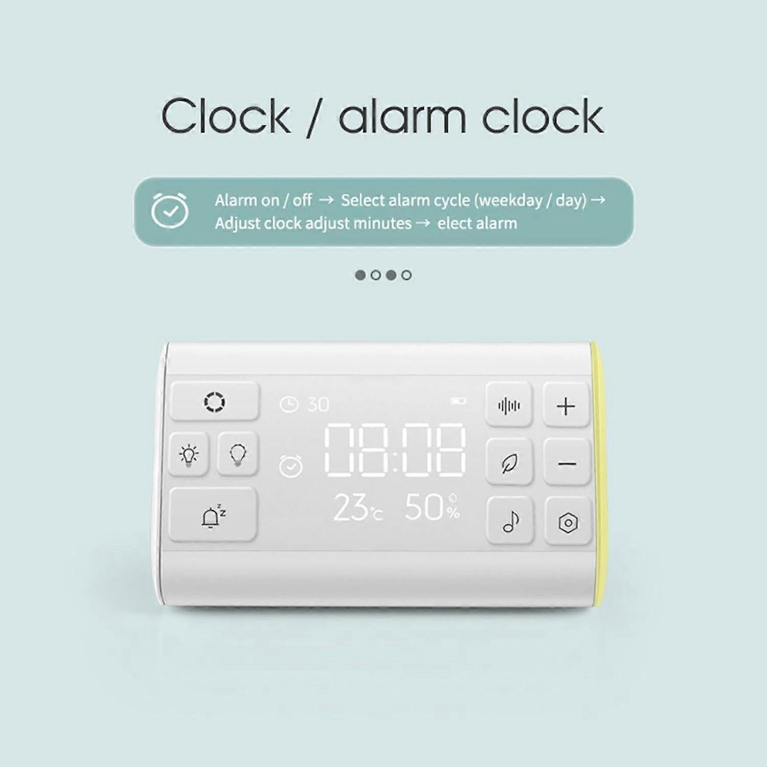 White Noise Machine Sleep Sound Therapy Portable Timer for Nursery Office