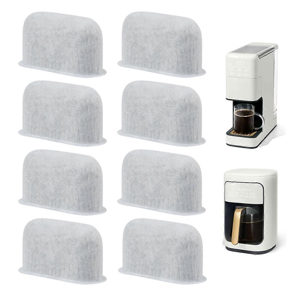 8Pcs Charcoal Water Filters Replacement for Coffee Maker Purification