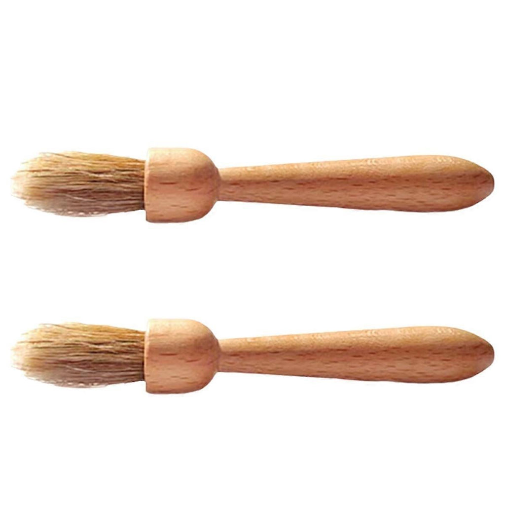 Coffee Grinder Brush Bamboo Handle Cleaning Brush Tool for Coffee Maker
