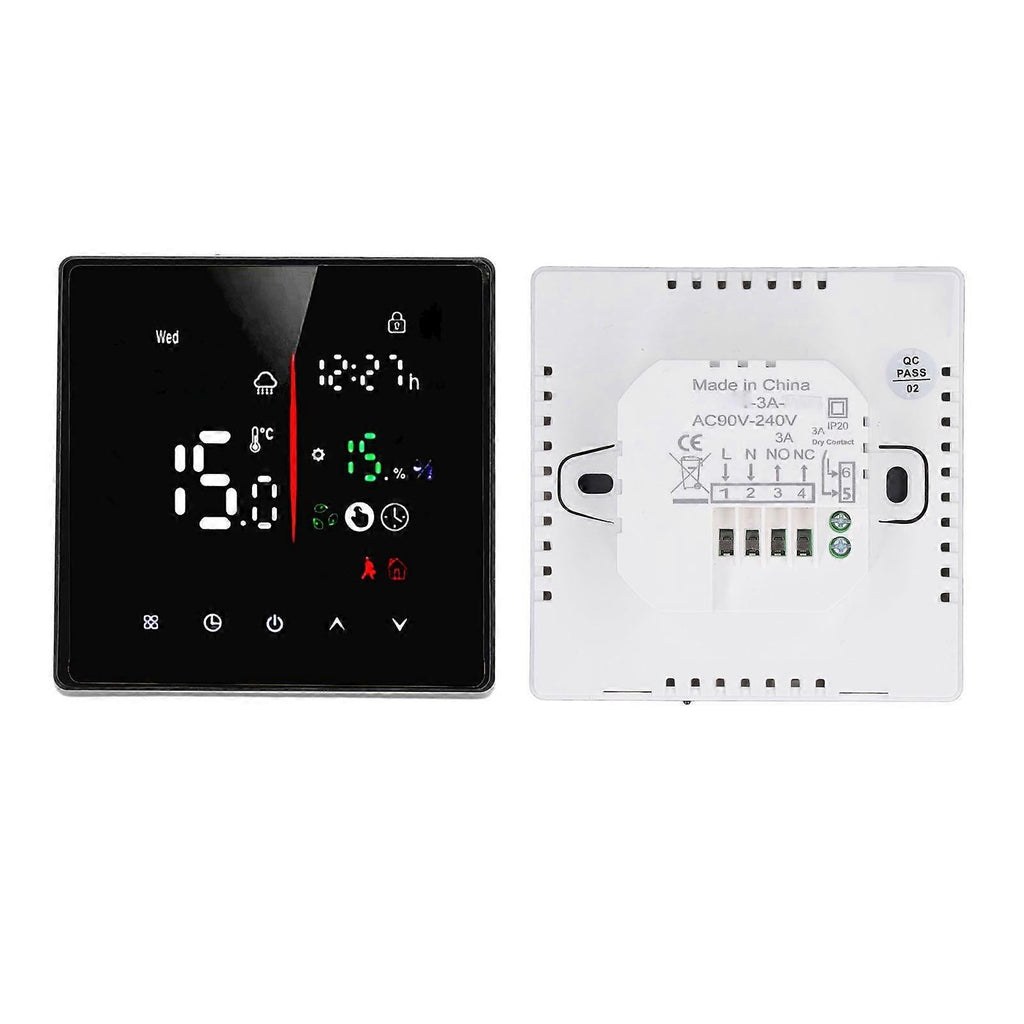 Touch Screen Wall Thermostat Temperature Controller for Water Floor Heating AC90-240V
