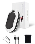 10000mAh Rechargeable Hand Warmer & Power Bank - 2-Sided Heating, Portable USB