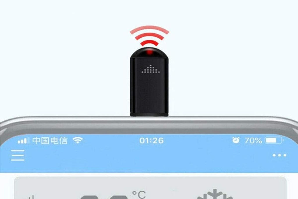 Mini Smartphone IR Remote Controller Adapter for iPhone Mini Infrared Universal Control All in One Air Conditioner/TV/DVD/STB -USB-C