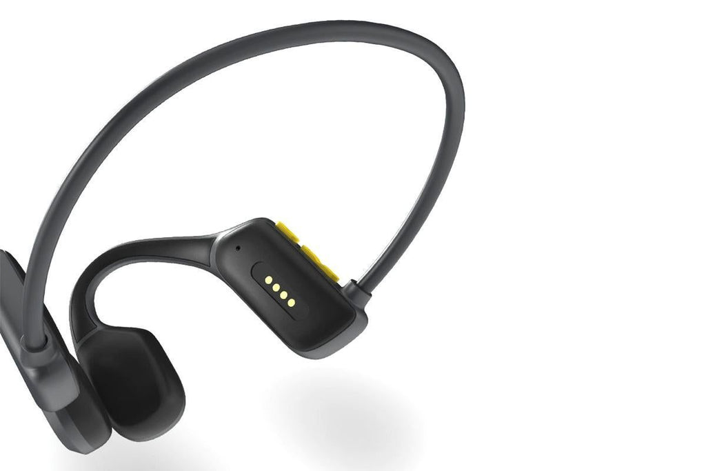 Bone Conduction Headphones Bluetooth Waterproof Sports Headset for Running Cycling Walking - Black