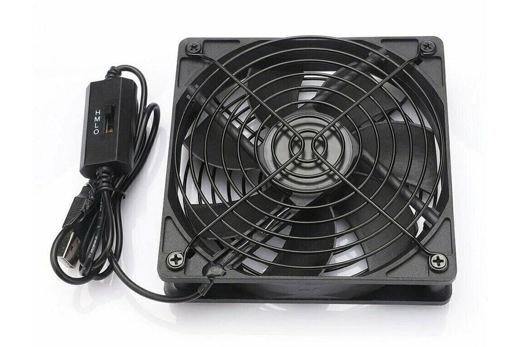 USB Cooling Fan with Speed Controller for Computer Case PC CPU Case DC 5V Office Use
