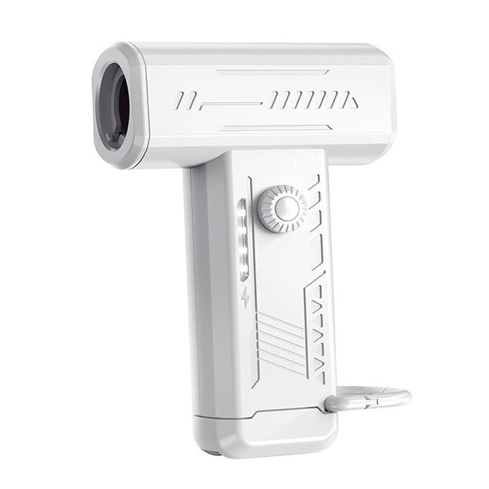 Electric Air Duster 2-in-1 130000RPM Mini Blower LED Camping Car White