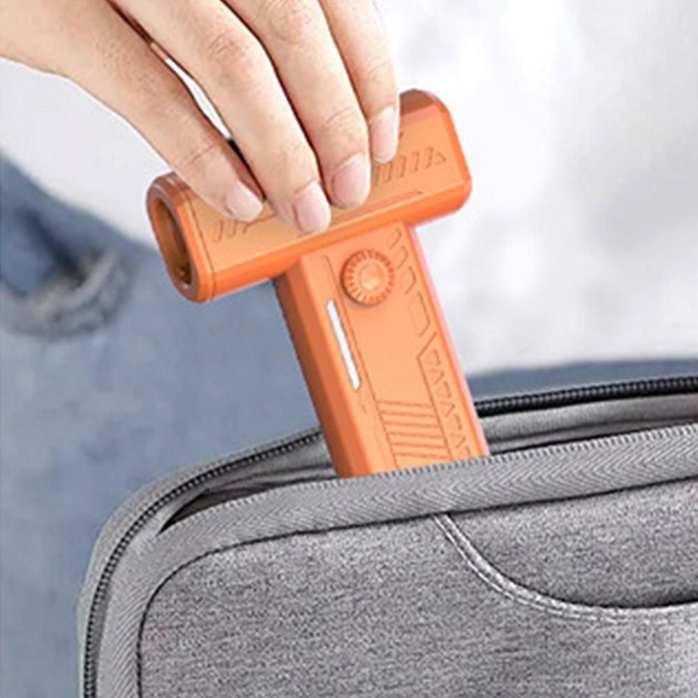 Electric Air Duster 2-in-1 130000RPM Mini Blower LED Camping Car Orange