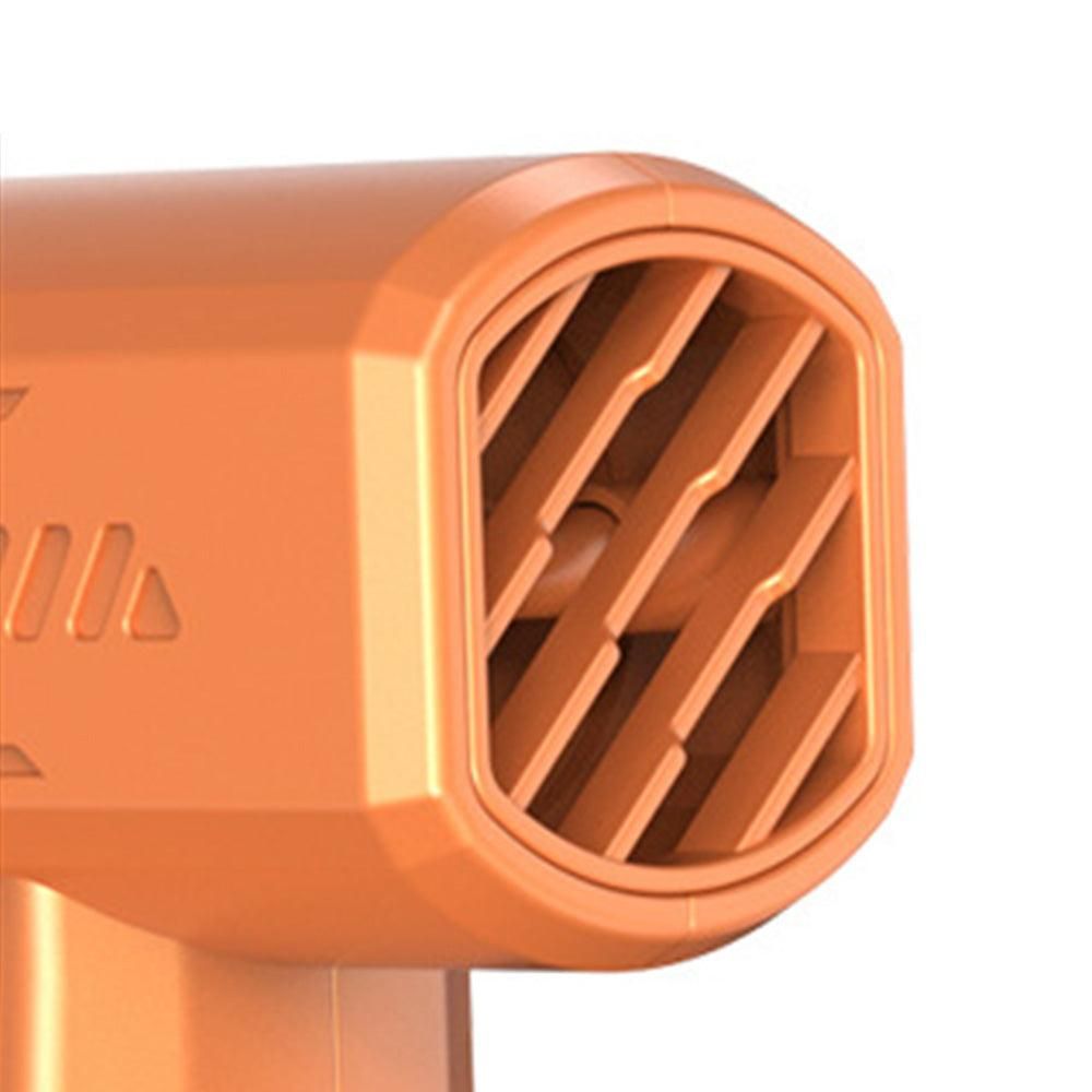 Electric Air Duster 2-in-1 130000RPM Mini Blower LED Camping Car Orange
