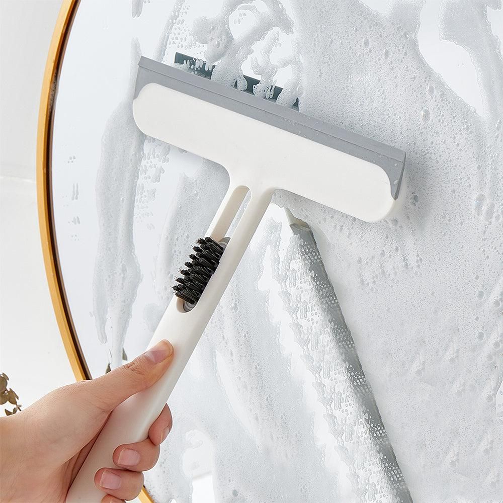2x Shower Squeegee Bathroom Mirror Window Cleaning Wiper Tool