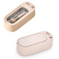 45KHz Ultrasonic Jewelry Cleaning Machine for Jewelry Eyeglasses Rings Pink