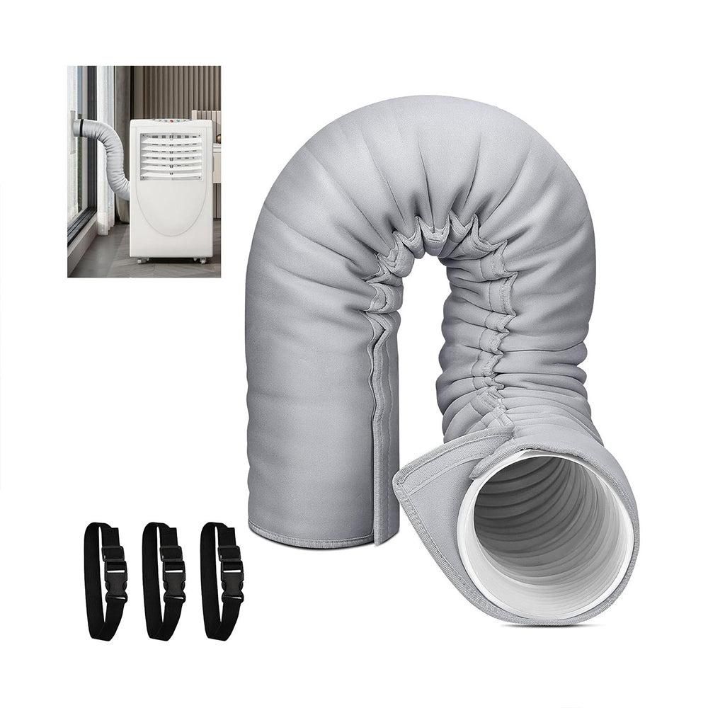 Air Conditioner Hose Cover Insulation Sleeve for AC Exhaust Pipe Light Gray