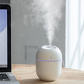 USB Aroma Humidifier Mist Air Purifier Home-White