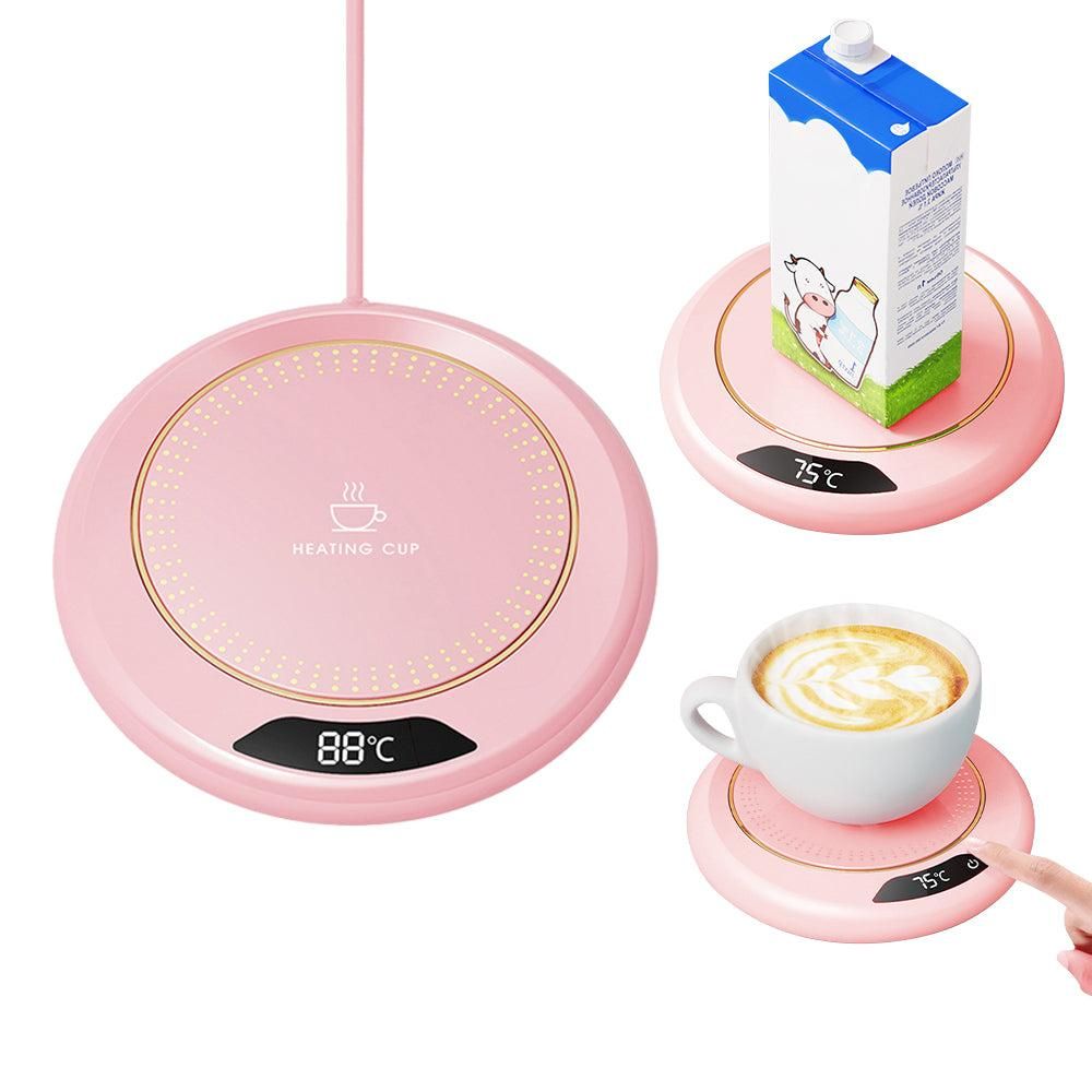 Electric Coffee Mug Warmer Milk Food Hot Plate Cup Warmer for Home Office Blue