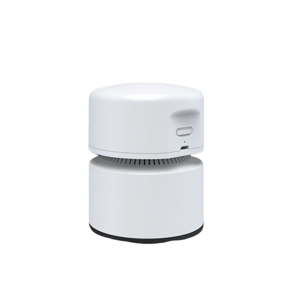 Mini Desktop Vacuum Cleaner Rechargeable USB Desk Sweeper for Home Office Black
