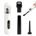 2-Mode Adjustable Cordless Handhtaeld Vacuum Cleaner Set Portable Digital Display Dust Cleaner for Car Home White