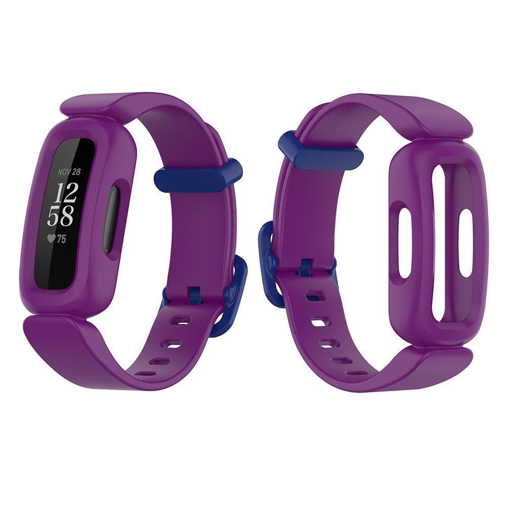 2Pcs For Fitbit Ace 3 Replacement Wristband Silicone Watch Straps Dark Blue
