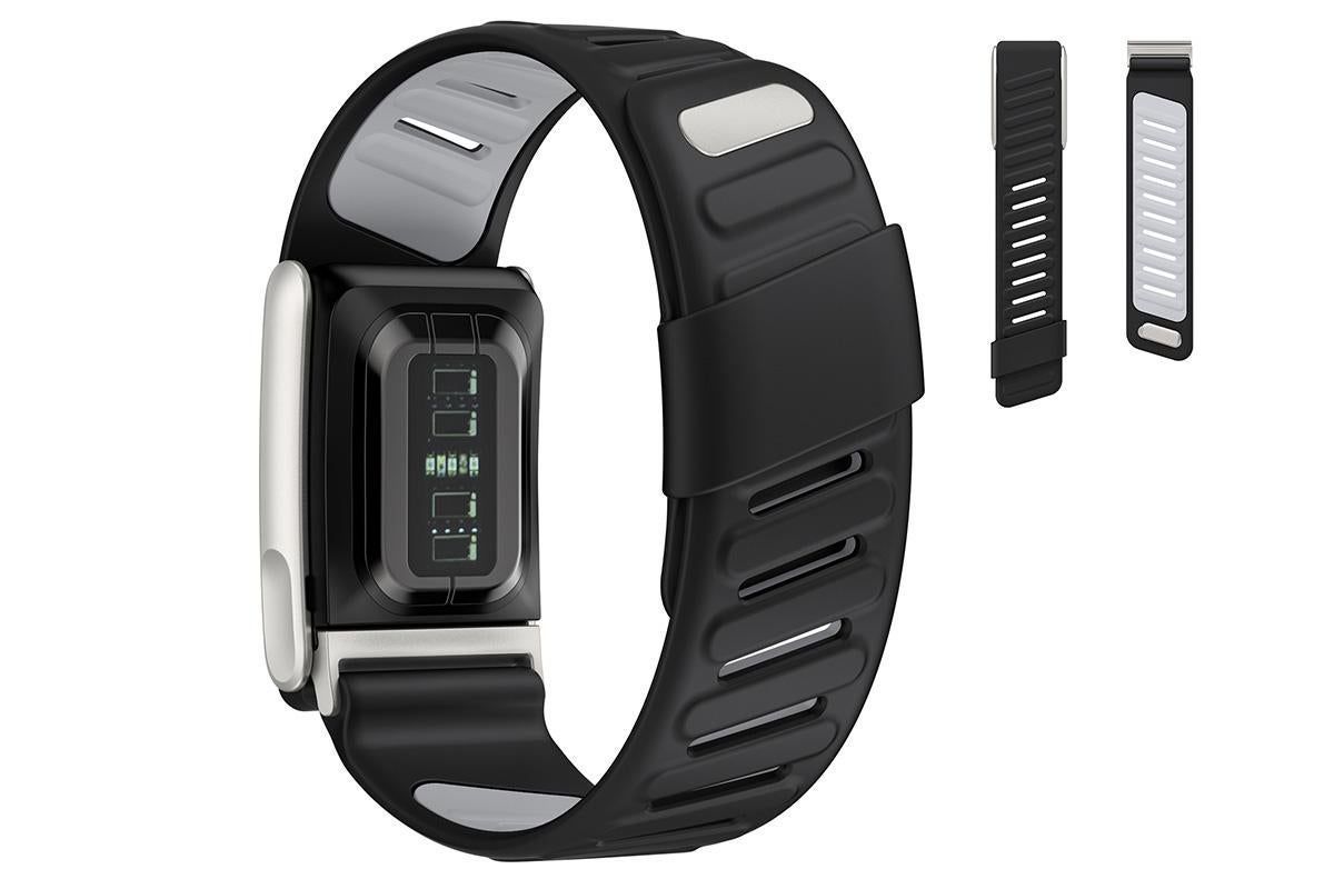 Silicone Sport Band for Whoop 5.0 Waterproof Replacement Wrist Strap Dark Grey