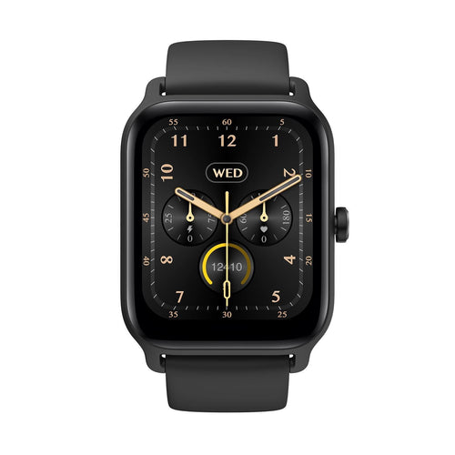 1.8inch Smart Watch IP68 BT5.3 for Android iOS with Heart Rate Monitoring Exercise Records 1pc（Black）
