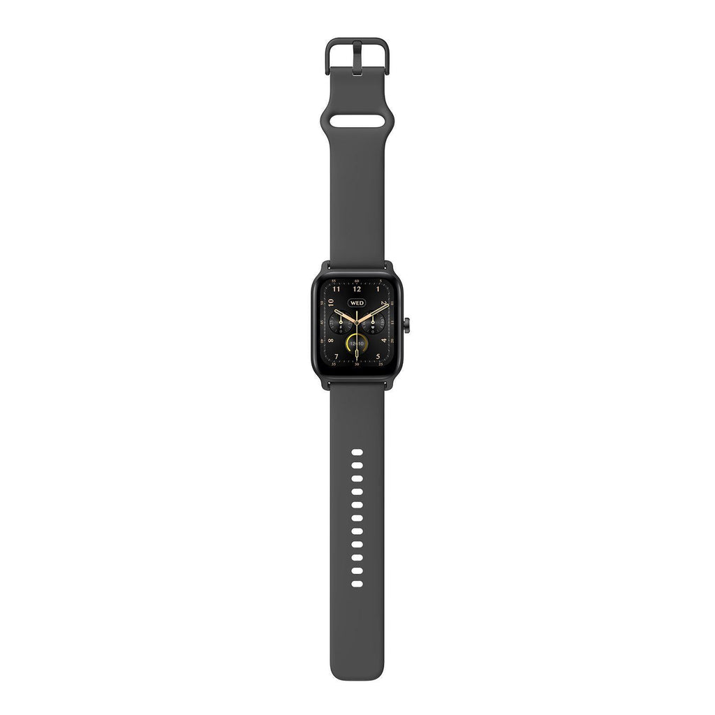 1.8inch Smart Watch IP68 BT5.3 for Android iOS with Heart Rate Monitoring Exercise Records 1pc（Black）